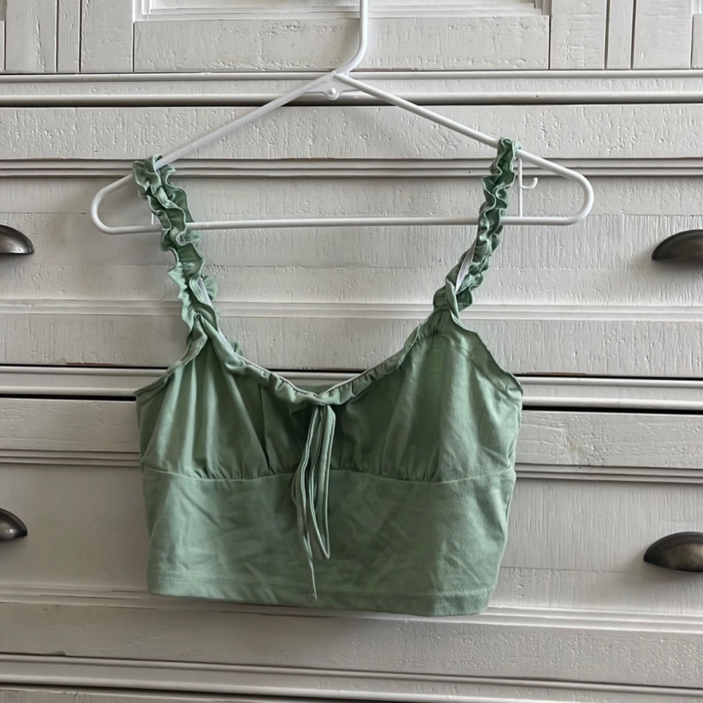 Shein sage green tank top